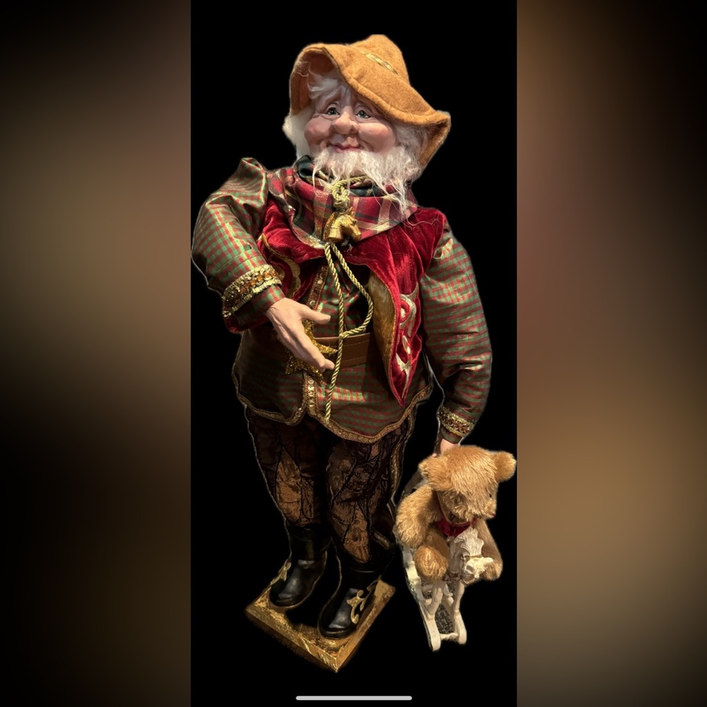 Vintage Mark Roberts Christmas Country Santa